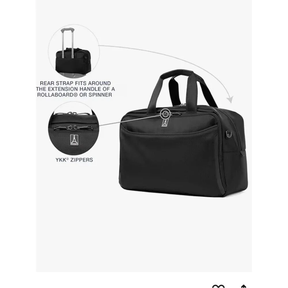 Travelpro Crew Classic Softside Luggage, Underseat Travel Tote Bag Laptop Brief